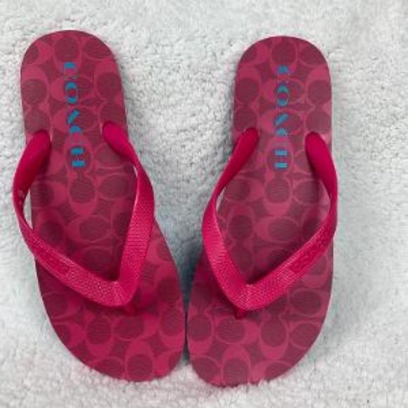 Coach Signature C Flip Flops - Picture 9 of 12